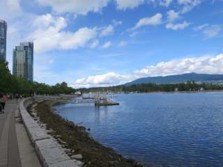 桟橋が見える海辺