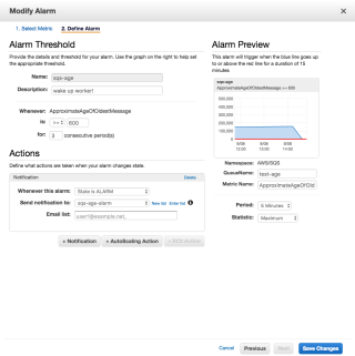 aws-sqs-cloudwatch-alarm-settings