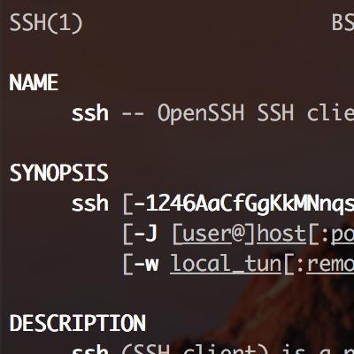 man_ssh