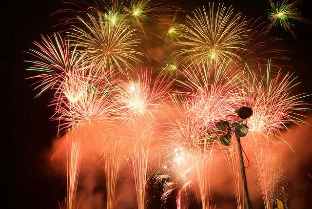小樽うしお祭りの花火
